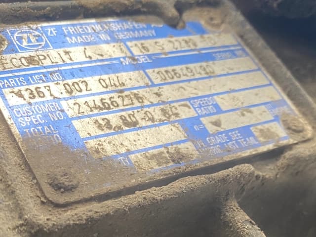 Коробка передач  ecosplit 4  ZF 16S2230TO Renault · Premium Lander 440